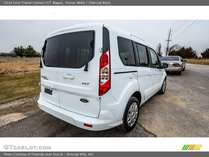Frozen White / Charcoal Black 2016 Ford Transit Connect XLT Wagon