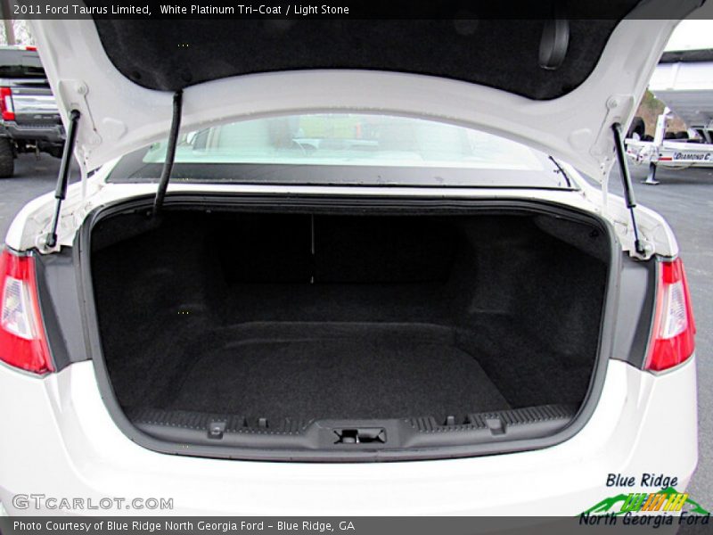 White Platinum Tri-Coat / Light Stone 2011 Ford Taurus Limited