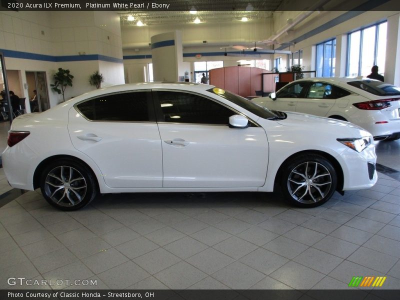 Platinum White Pearl / Ebony 2020 Acura ILX Premium