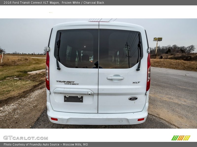 Frozen White / Charcoal Black 2016 Ford Transit Connect XLT Wagon