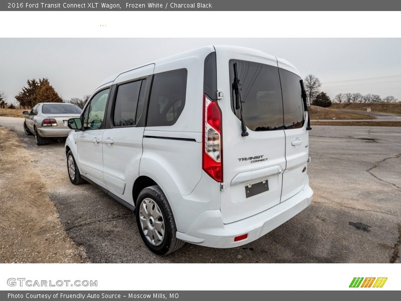 Frozen White / Charcoal Black 2016 Ford Transit Connect XLT Wagon
