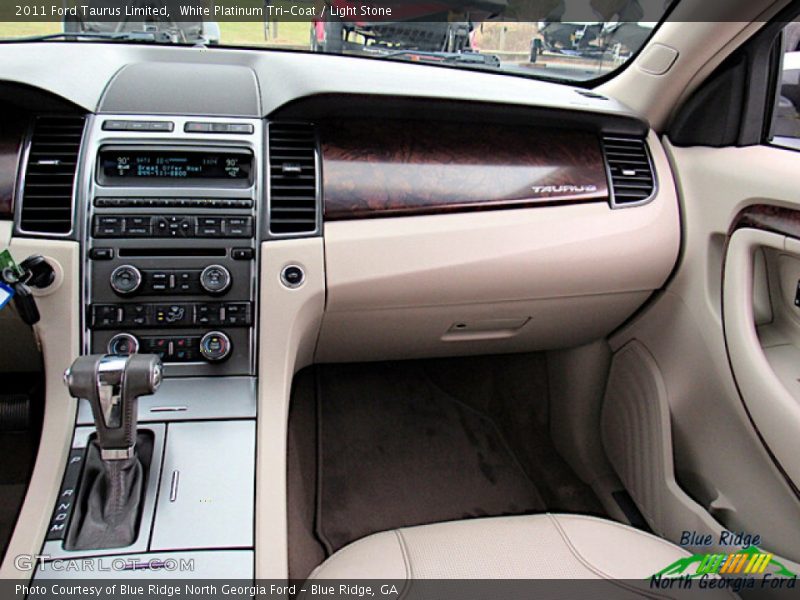 White Platinum Tri-Coat / Light Stone 2011 Ford Taurus Limited