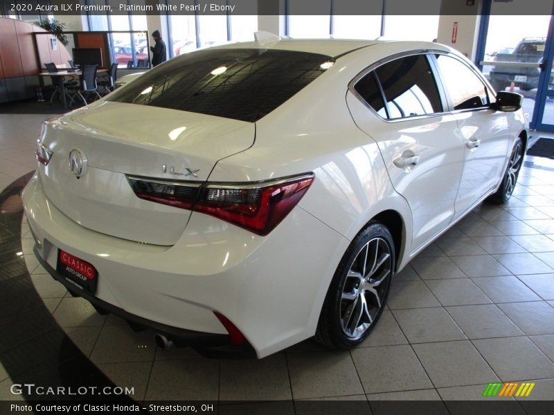Platinum White Pearl / Ebony 2020 Acura ILX Premium