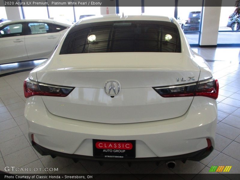 Platinum White Pearl / Ebony 2020 Acura ILX Premium