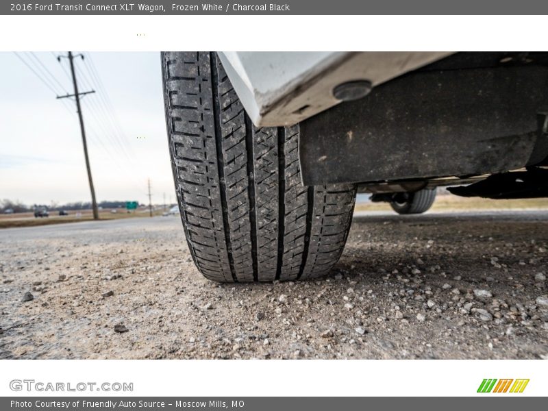 Frozen White / Charcoal Black 2016 Ford Transit Connect XLT Wagon