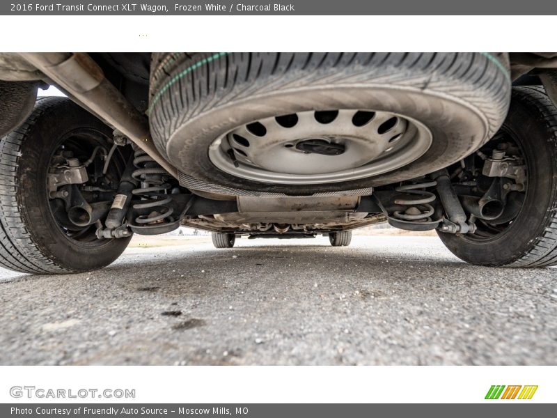 Frozen White / Charcoal Black 2016 Ford Transit Connect XLT Wagon