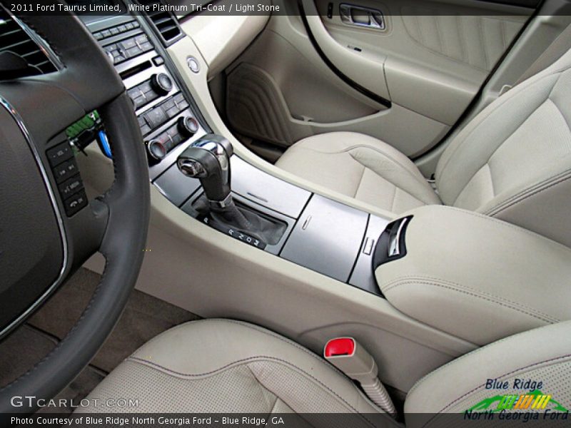 White Platinum Tri-Coat / Light Stone 2011 Ford Taurus Limited