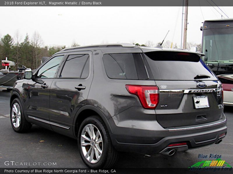 Magnetic Metallic / Ebony Black 2018 Ford Explorer XLT