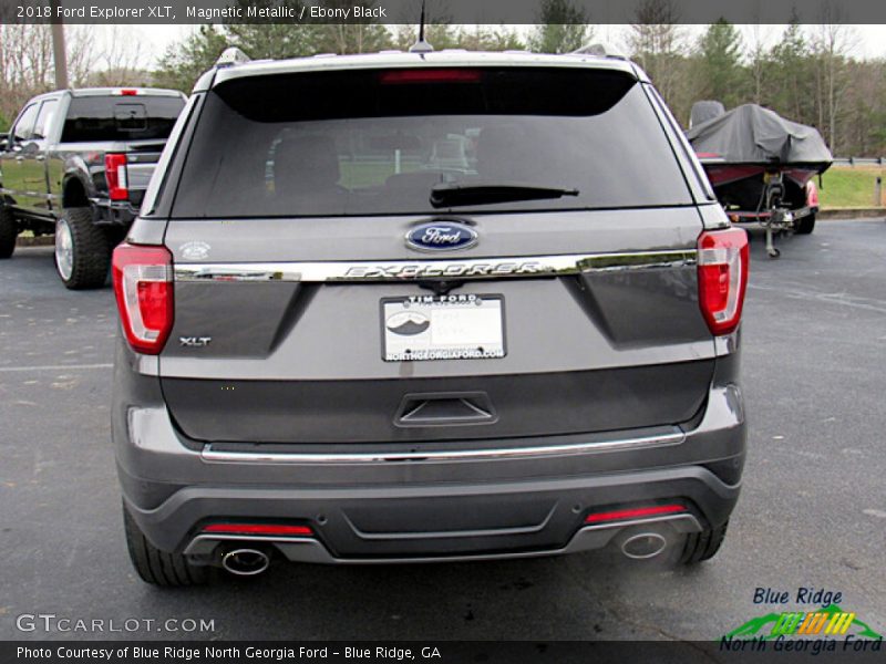 Magnetic Metallic / Ebony Black 2018 Ford Explorer XLT