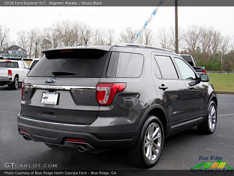 Magnetic Metallic / Ebony Black 2018 Ford Explorer XLT