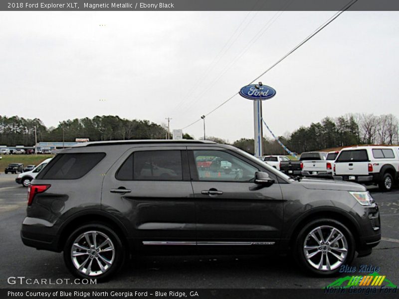 Magnetic Metallic / Ebony Black 2018 Ford Explorer XLT