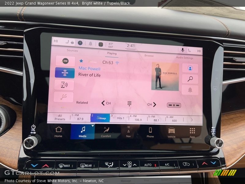 Bright white / Tupelo/Black 2022 Jeep Grand Wagoneer Series III 4x4