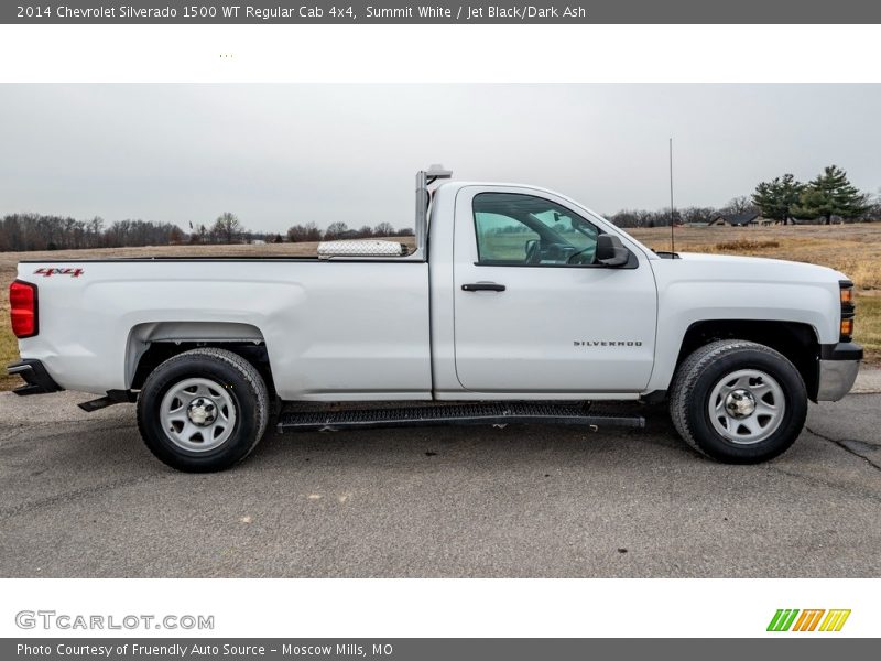 Summit White / Jet Black/Dark Ash 2014 Chevrolet Silverado 1500 WT Regular Cab 4x4