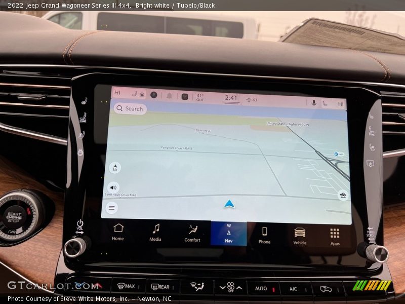 Navigation of 2022 Grand Wagoneer Series III 4x4