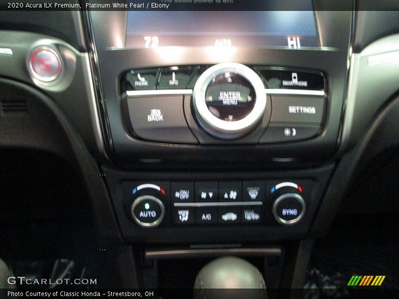 Platinum White Pearl / Ebony 2020 Acura ILX Premium