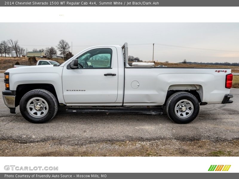 Summit White / Jet Black/Dark Ash 2014 Chevrolet Silverado 1500 WT Regular Cab 4x4