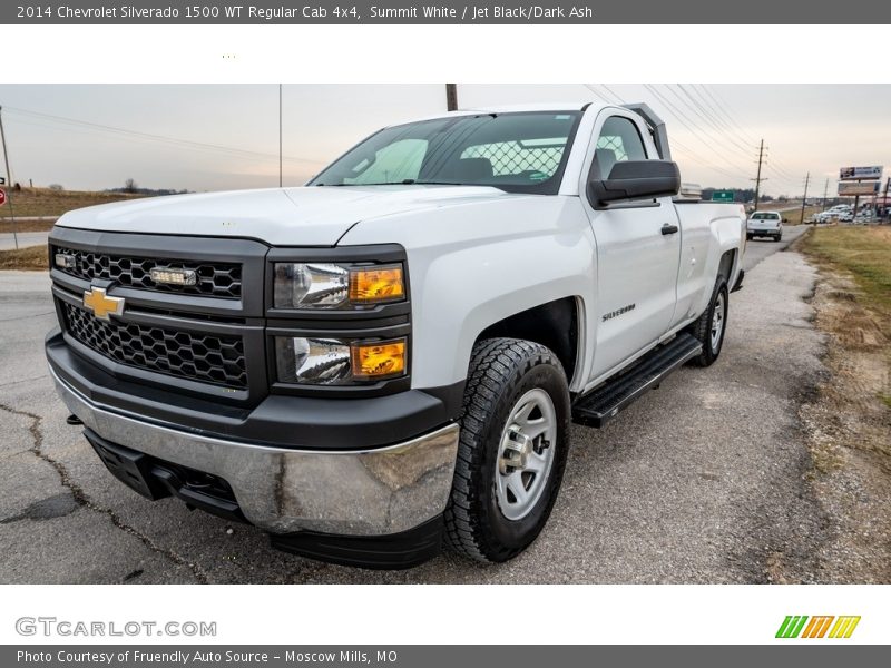 Summit White / Jet Black/Dark Ash 2014 Chevrolet Silverado 1500 WT Regular Cab 4x4