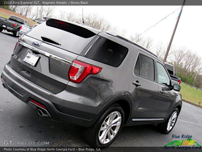 Magnetic Metallic / Ebony Black 2018 Ford Explorer XLT