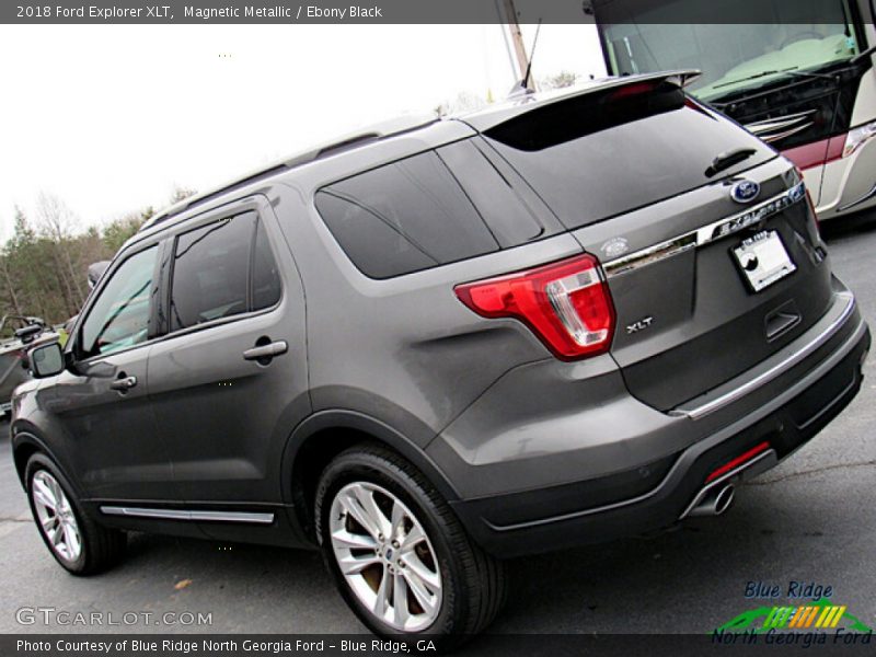 Magnetic Metallic / Ebony Black 2018 Ford Explorer XLT