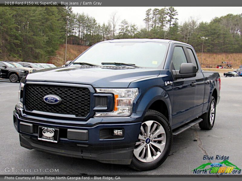 Blue Jeans / Earth Gray 2018 Ford F150 XL SuperCab