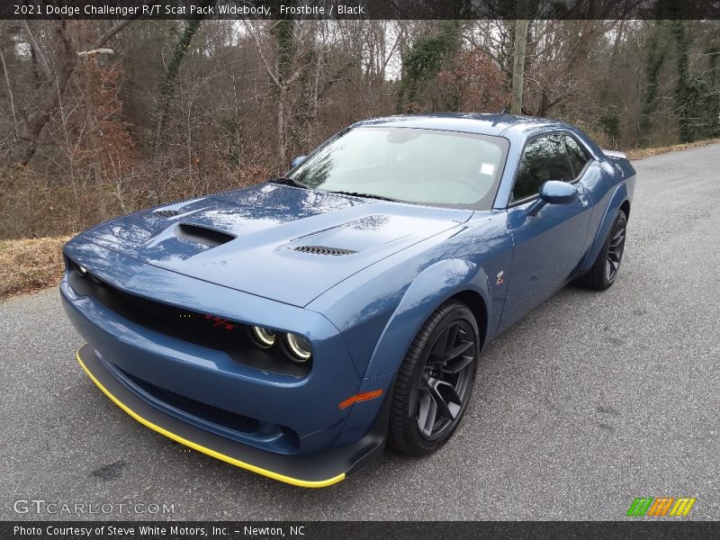 Frostbite / Black 2021 Dodge Challenger R/T Scat Pack Widebody