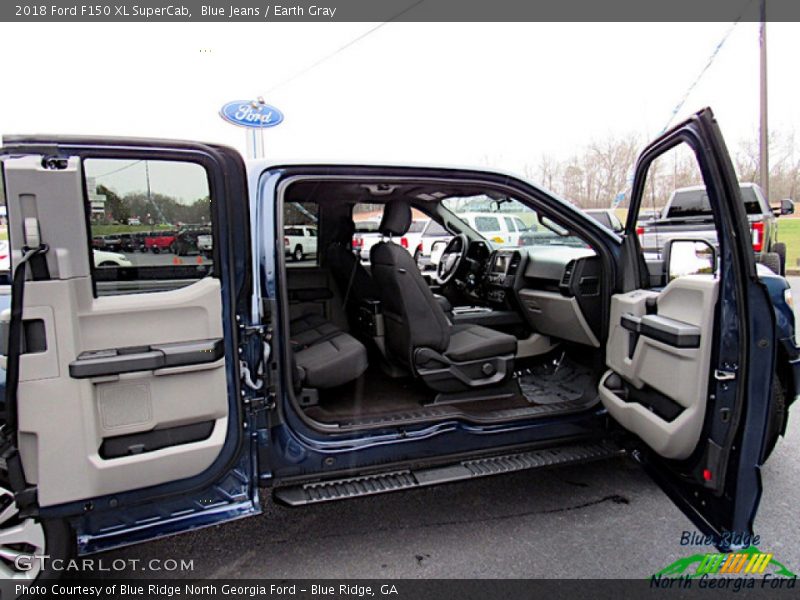 Blue Jeans / Earth Gray 2018 Ford F150 XL SuperCab