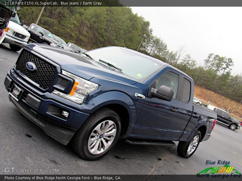 Blue Jeans / Earth Gray 2018 Ford F150 XL SuperCab