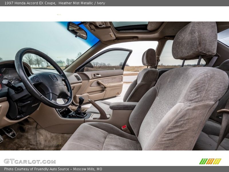 Heather Mist Metallic / Ivory 1997 Honda Accord EX Coupe