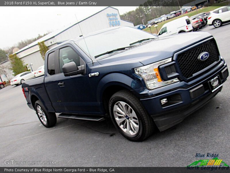 Blue Jeans / Earth Gray 2018 Ford F150 XL SuperCab