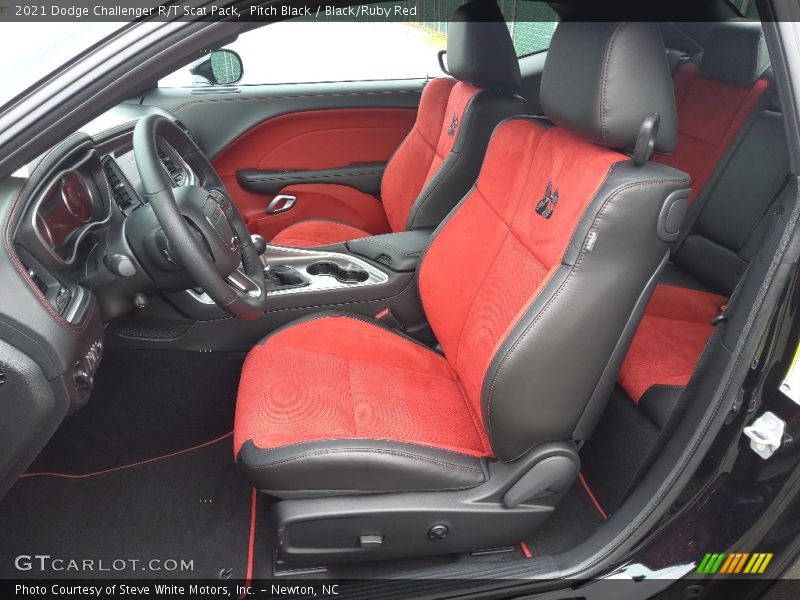 Front Seat of 2021 Challenger R/T Scat Pack