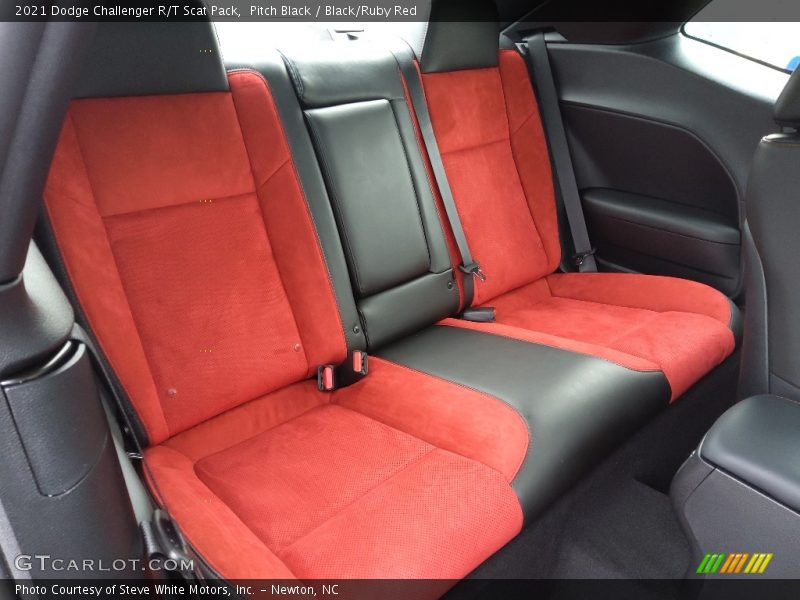 Rear Seat of 2021 Challenger R/T Scat Pack