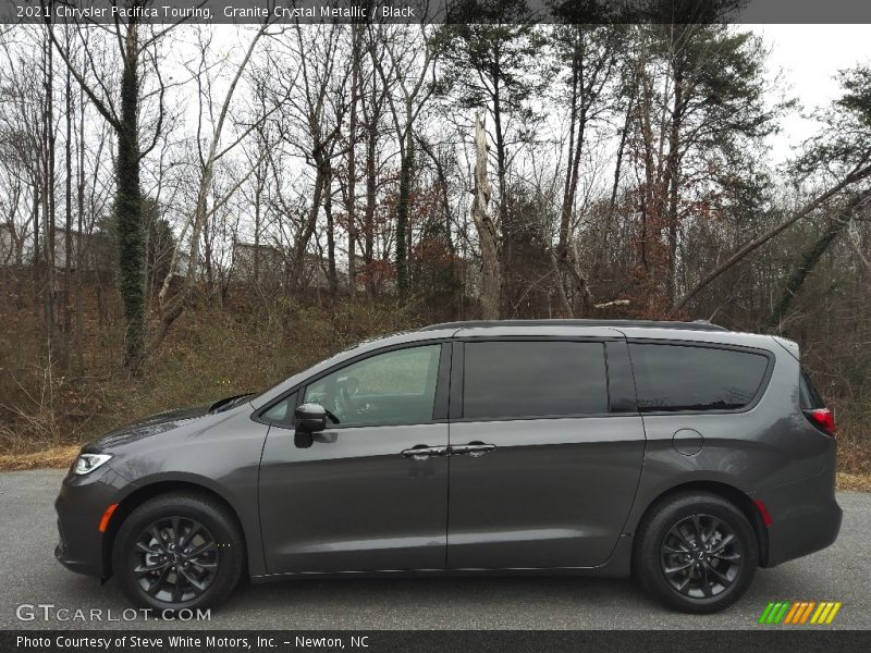 Granite Crystal Metallic / Black 2021 Chrysler Pacifica Touring