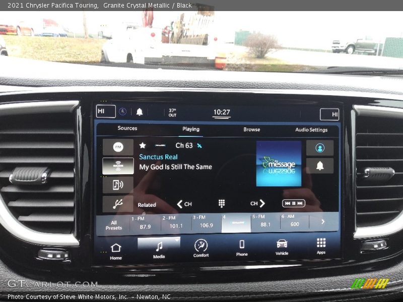 Granite Crystal Metallic / Black 2021 Chrysler Pacifica Touring