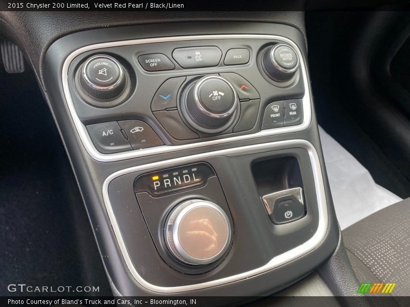 Velvet Red Pearl / Black/Linen 2015 Chrysler 200 Limited