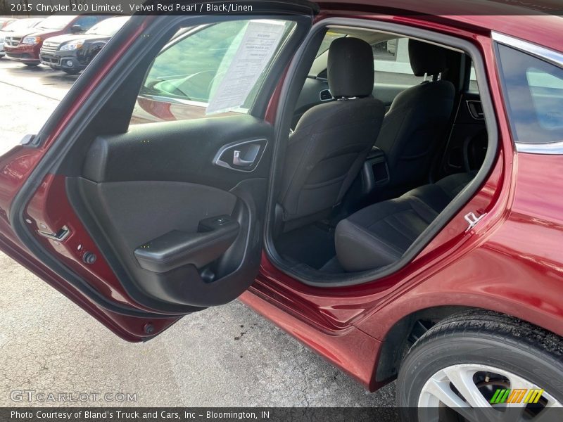 Velvet Red Pearl / Black/Linen 2015 Chrysler 200 Limited