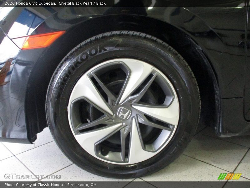 Crystal Black Pearl / Black 2020 Honda Civic LX Sedan