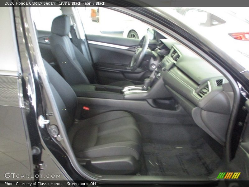 Crystal Black Pearl / Black 2020 Honda Civic LX Sedan