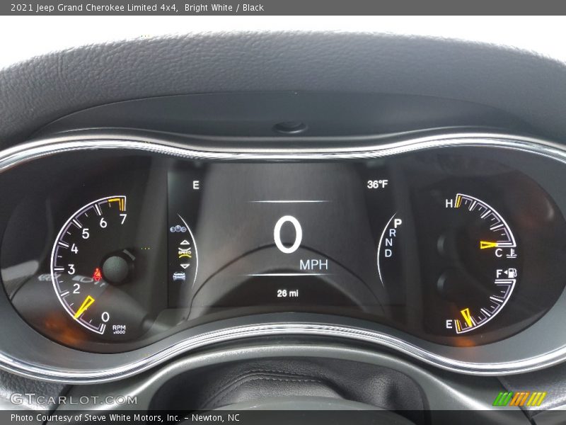 Bright White / Black 2021 Jeep Grand Cherokee Limited 4x4
