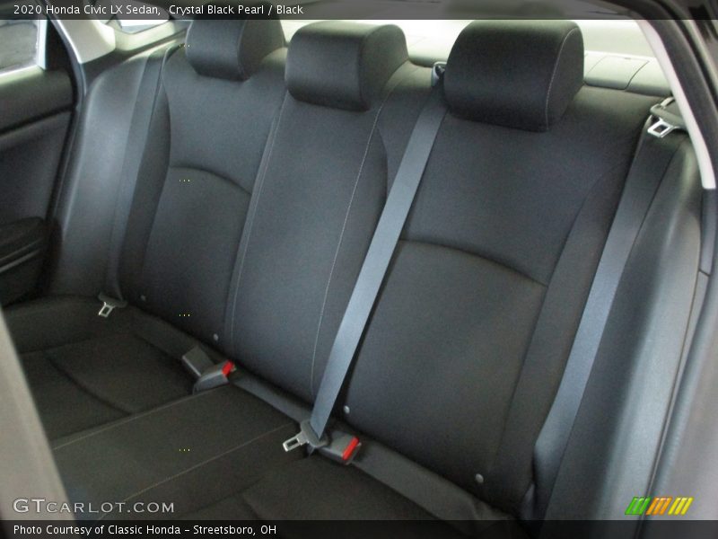 Crystal Black Pearl / Black 2020 Honda Civic LX Sedan