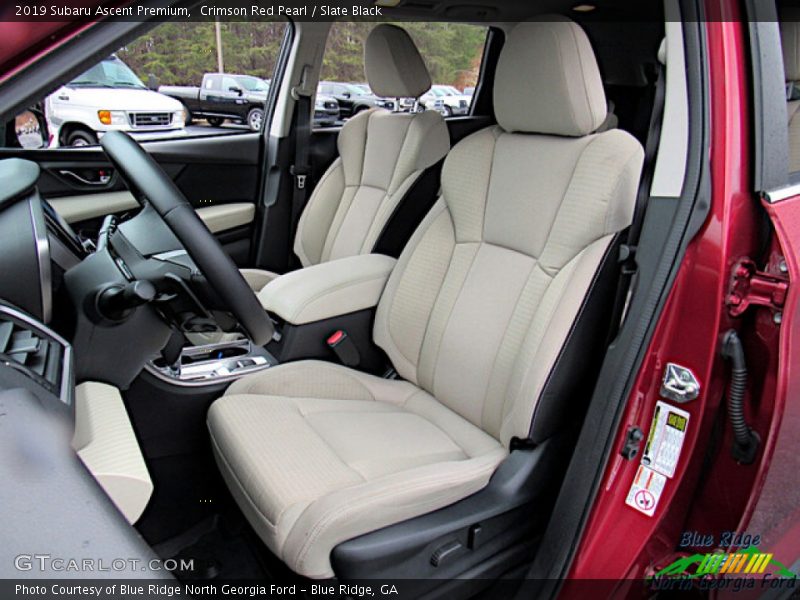 Crimson Red Pearl / Slate Black 2019 Subaru Ascent Premium