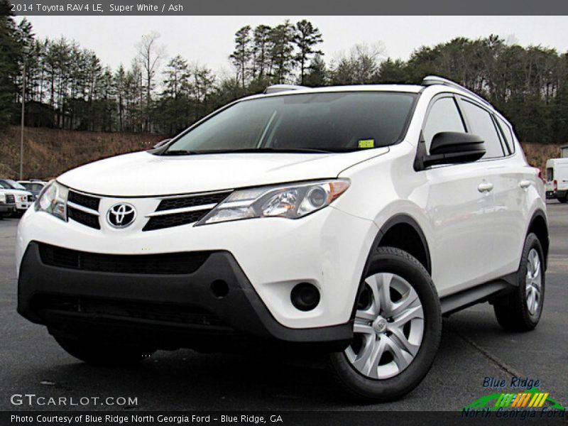Front 3/4 View of 2014 RAV4 LE