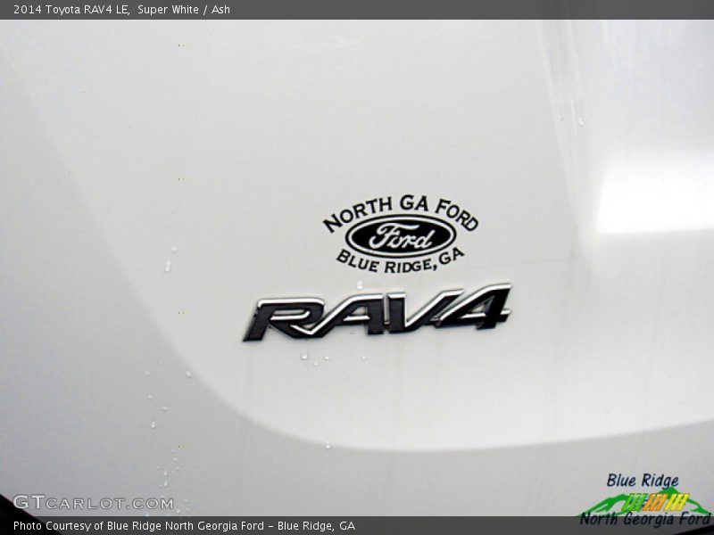 Super White / Ash 2014 Toyota RAV4 LE