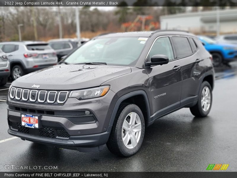 Granite Crystal Metallic / Black 2022 Jeep Compass Latitude 4x4