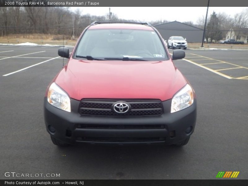 Barcelona Red Pearl / Taupe 2008 Toyota RAV4 I4