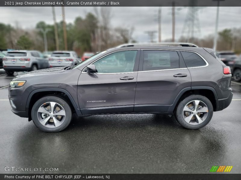 Granite Crystal Metallic / Black 2021 Jeep Cherokee Limited 4x4