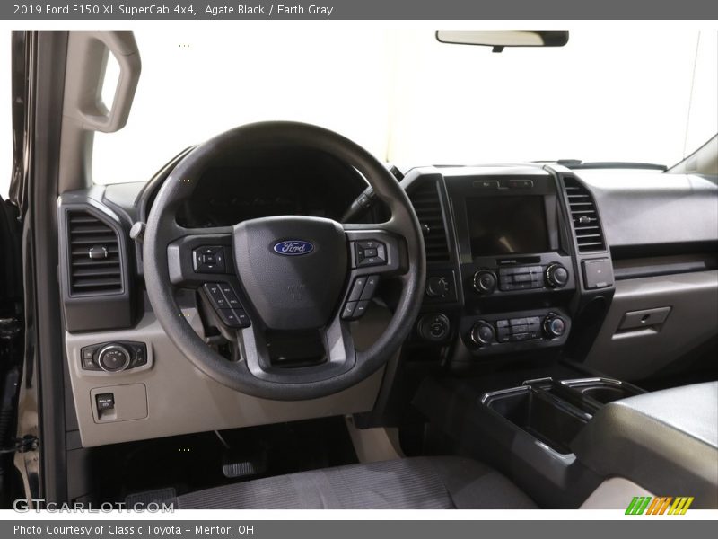 Agate Black / Earth Gray 2019 Ford F150 XL SuperCab 4x4