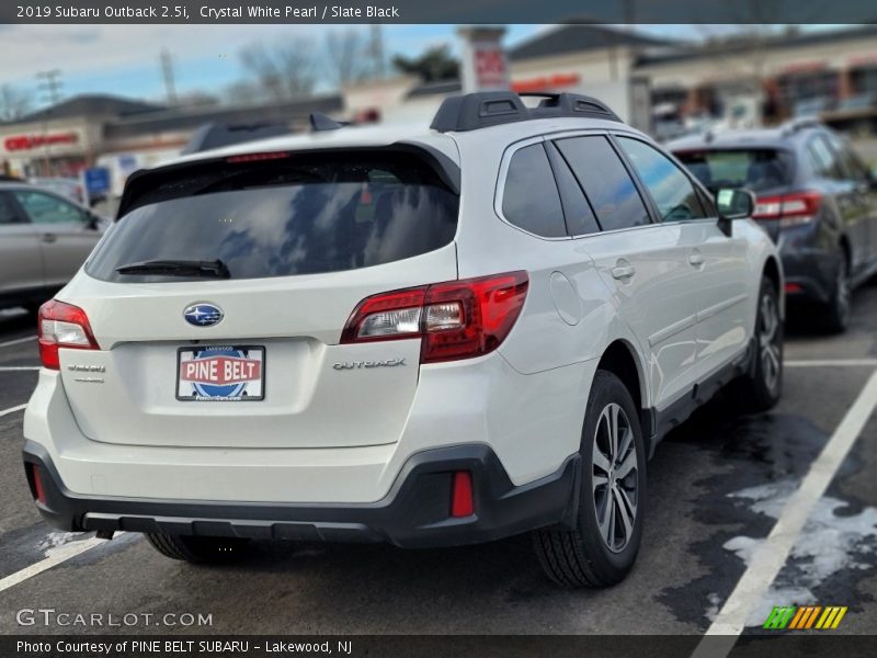 Crystal White Pearl / Slate Black 2019 Subaru Outback 2.5i