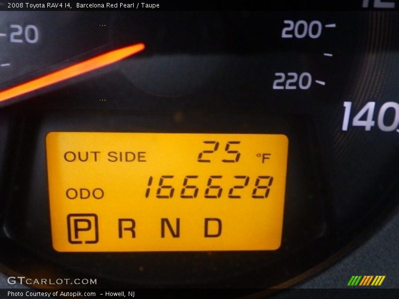 Barcelona Red Pearl / Taupe 2008 Toyota RAV4 I4