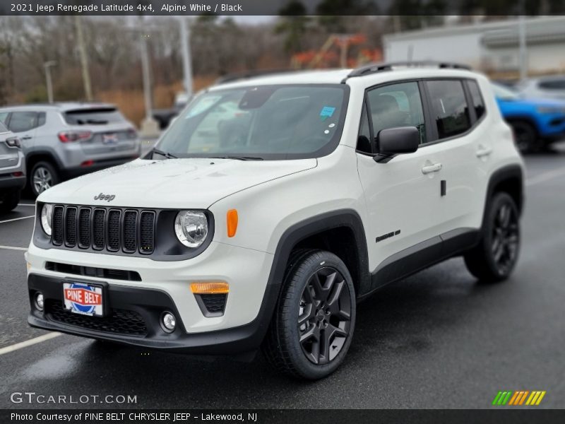 Alpine White / Black 2021 Jeep Renegade Latitude 4x4