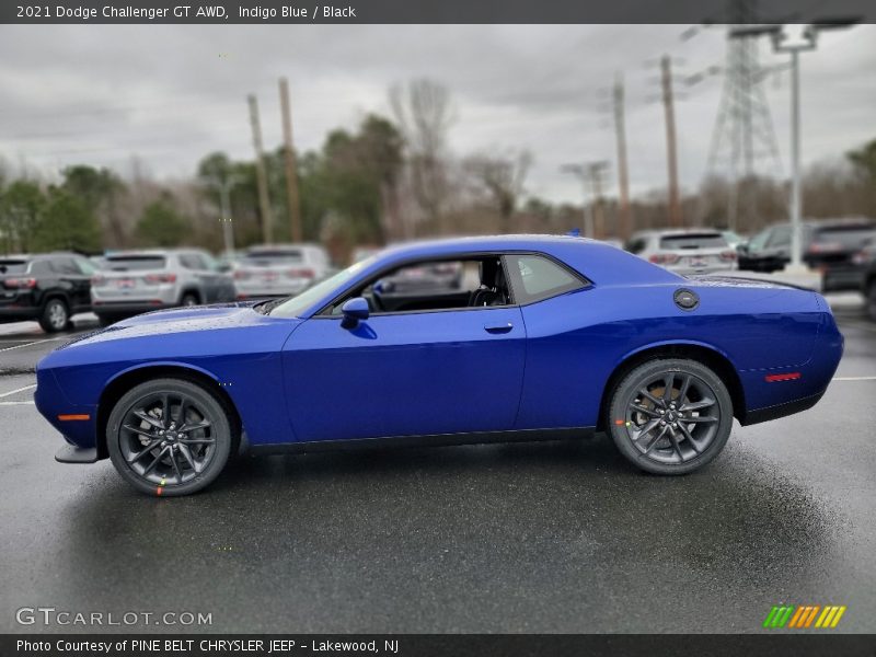 Indigo Blue / Black 2021 Dodge Challenger GT AWD